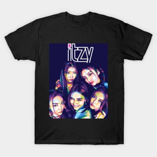 Itzy kpop WPAP T-Shirt